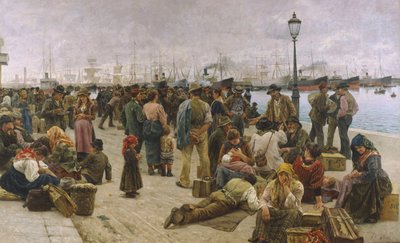 Emigrants by Adolfo Tommasi
